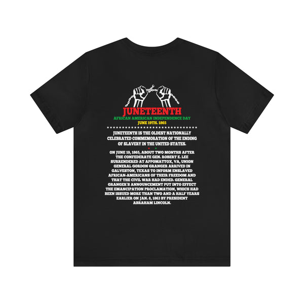 City of Greensboro Juneteenth Unisex Fit Tee (Front & Back Print)