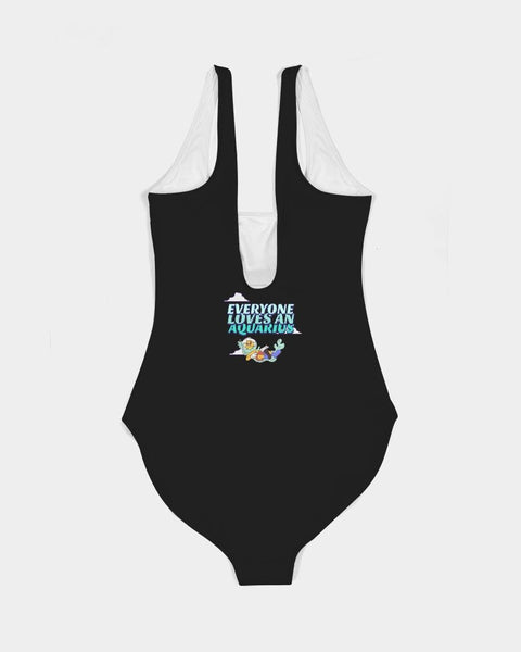 Aquarius Power Bodysuit (Black) - My Vintage Candy