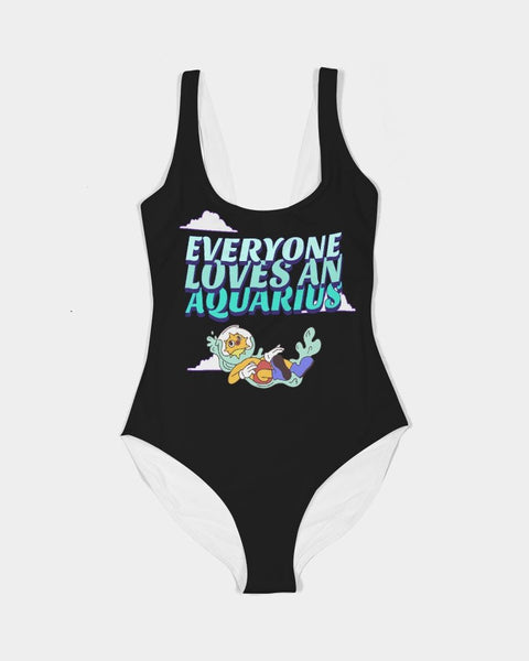 Aquarius Power Bodysuit (Black) - My Vintage Candy