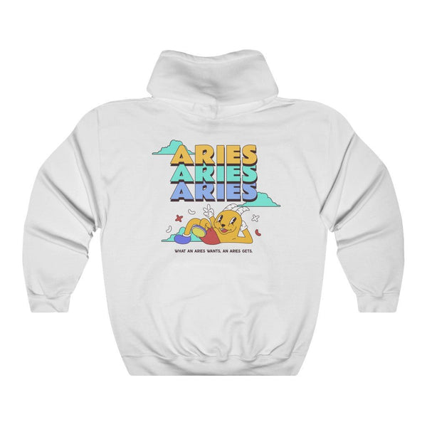 Aries Front/Back Hoodie (Multiple Colors) - My Vintage Candy