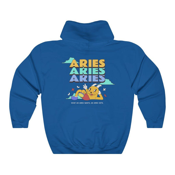 Aries Front/Back Hoodie (Multiple Colors) - My Vintage Candy