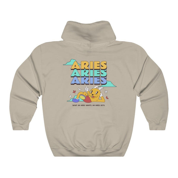 Aries Front/Back Hoodie (Multiple Colors) - My Vintage Candy