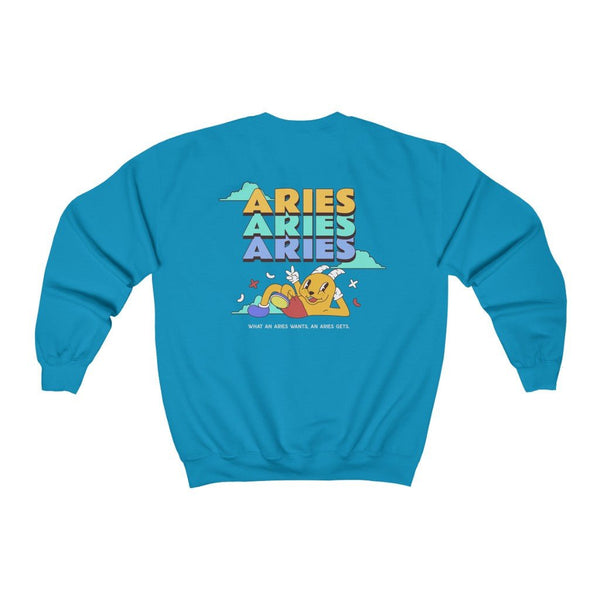 Aries Front/Back Sweatshirt (Multiple Colors) - My Vintage Candy