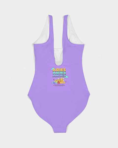 Aries Power Bodysuit (Lilac) - My Vintage Candy