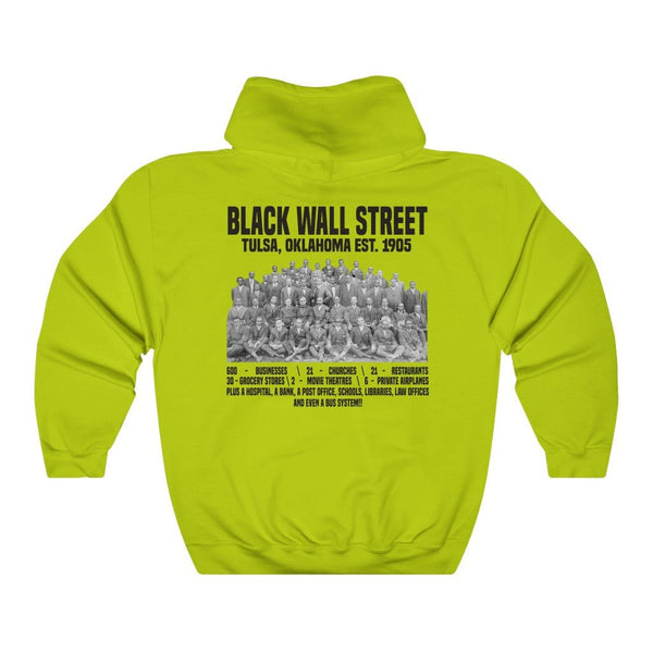 Black Wall Street (Front & Back Print) Unisex Hoodie (Multiple Colors) - My Vintage Candy