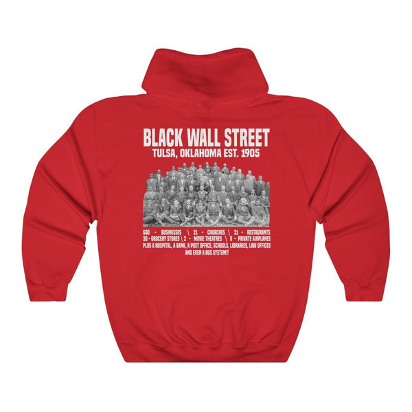 Black Wall Street (Front & Back Print) Unisex Hoodie (Multiple Colors) - My Vintage Candy