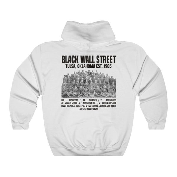 Black Wall Street (Front & Back Print) Unisex Hoodie (Multiple Colors) - My Vintage Candy