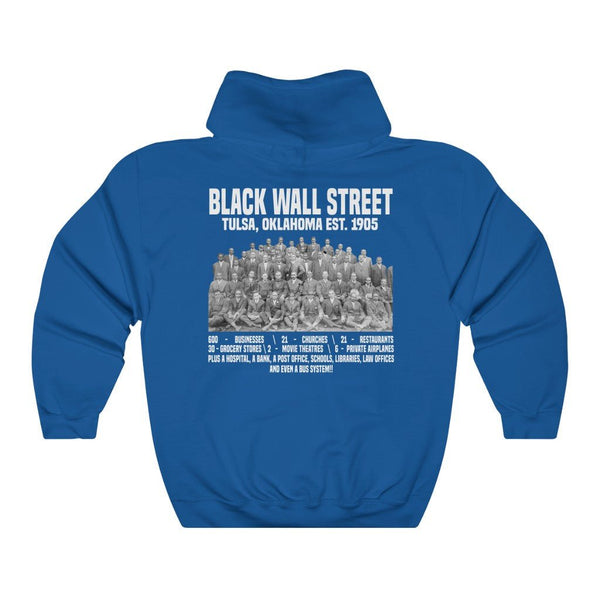 Black Wall Street (Front & Back Print) Unisex Hoodie (Multiple Colors) - My Vintage Candy