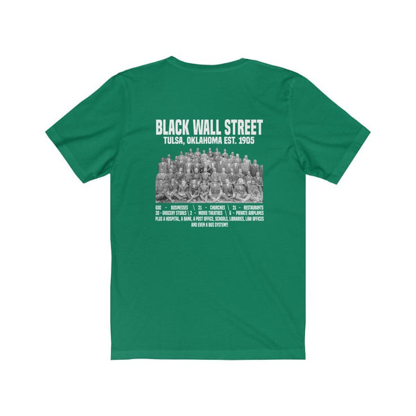 Black Wall Street (Front & Back Print) Unisex Tee - My Vintage Candy