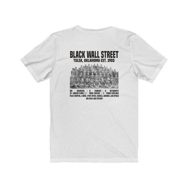 Black Wall Street (Front & Back Print) Unisex Tee - My Vintage Candy