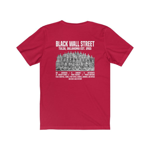 Black Wall Street (Front & Back Print) Unisex Tee - My Vintage Candy