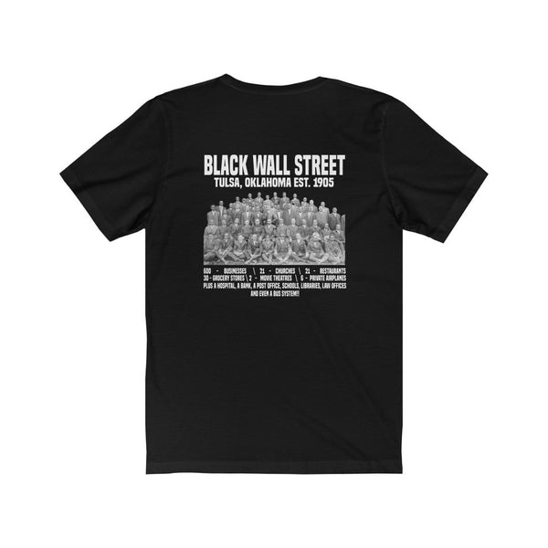 Black Wall Street (Front & Back Print) Unisex Tee - My Vintage Candy