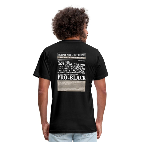Black Wall Street Photo (Front & Back Print) Unisex Tee - My Vintage Candy