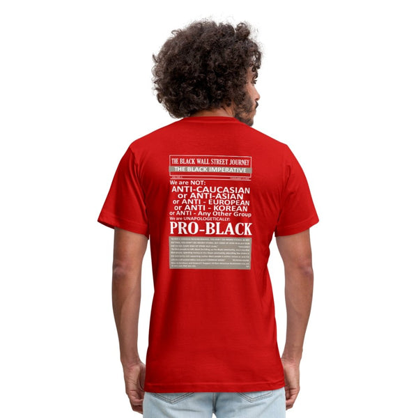 Black Wall Street Photo (Front & Back Print) Unisex Tee - My Vintage Candy