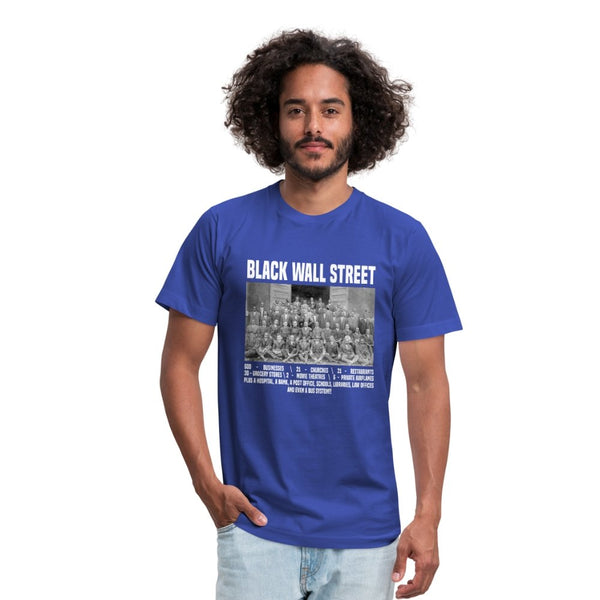 Black Wall Street Photo (Front & Back Print) Unisex Tee - My Vintage Candy