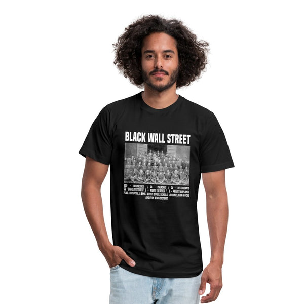 Black Wall Street Photo (Front & Back Print) Unisex Tee - My Vintage Candy