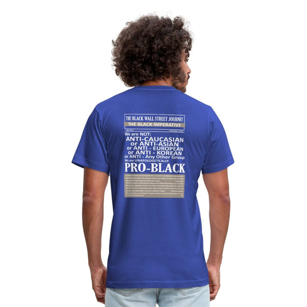 Black Wall Street Photo (Front & Back Print) Unisex Tee - My Vintage Candy