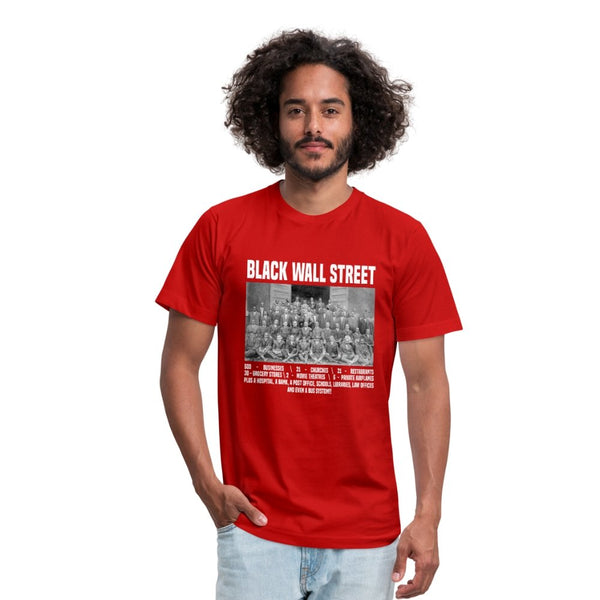 Black Wall Street Photo (Front & Back Print) Unisex Tee - My Vintage Candy