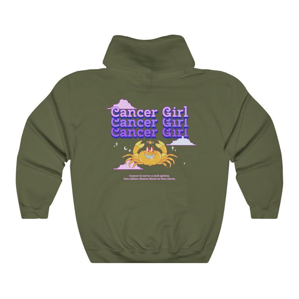 Cancer Front/Back Hoodie (Multiple Colors) - My Vintage Candy