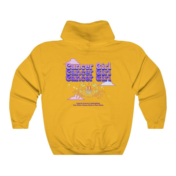 Cancer Front/Back Hoodie (Multiple Colors) - My Vintage Candy