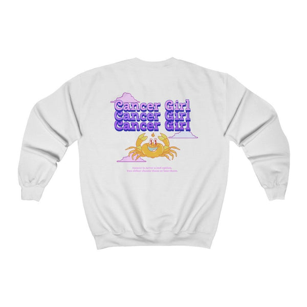 Cancer Front/Back Sweatshirt (Multiple Colors) - My Vintage Candy