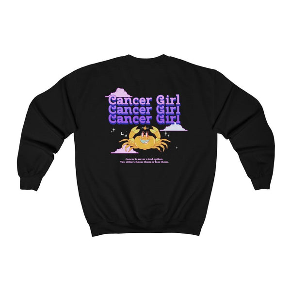 Cancer Front/Back Sweatshirt (Multiple Colors) - My Vintage Candy