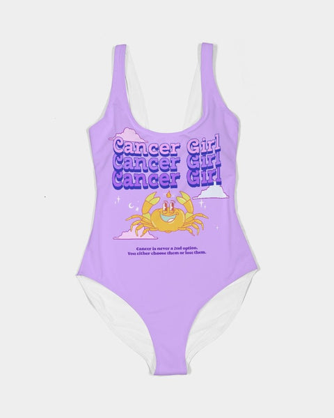 Cancer Power Bodysuit (Black) - My Vintage Candy