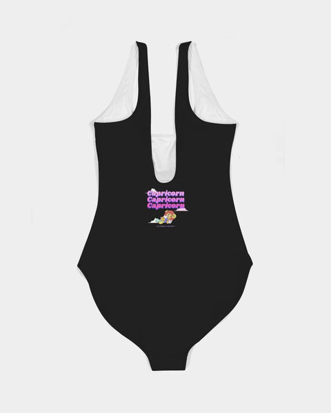 Capricorn Power Bodysuit (Black) - My Vintage Candy