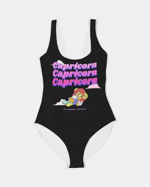 Capricorn Power Bodysuit (Black) - My Vintage Candy