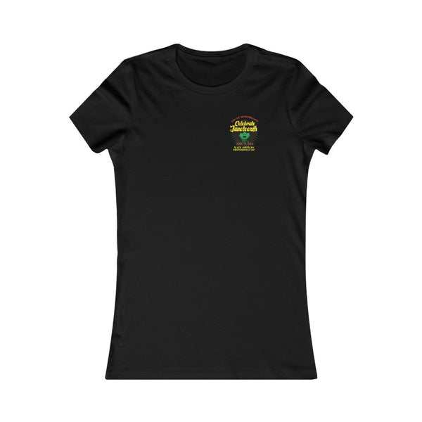"Celebrate Juneteenth" Slim Fit Tee (Front/Back Print) - My Vintage Candy