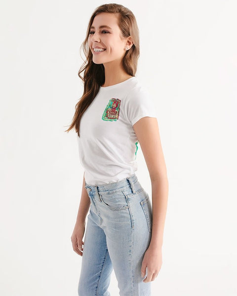 Happy Buds (Front & Back Print) Women's Tee - My Vintage Candy