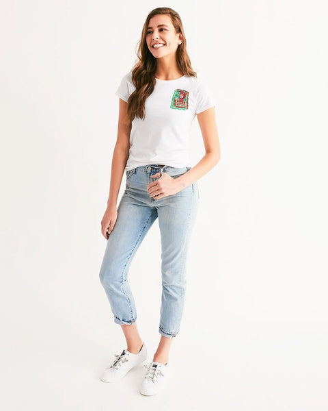 Happy Buds (Front & Back Print) Women's Tee - My Vintage Candy