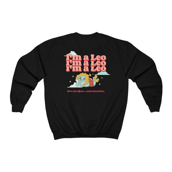 Leo Front/Back Sweatshirt (Multiple Colors) - My Vintage Candy