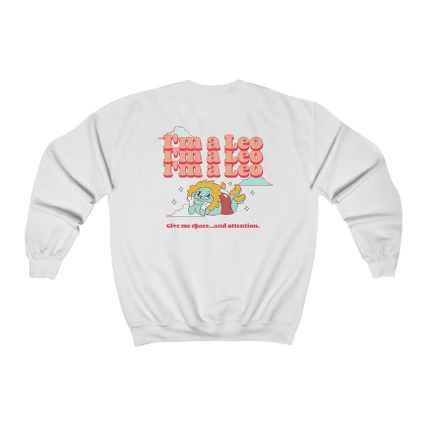 Leo Front/Back Sweatshirt (Multiple Colors) - My Vintage Candy