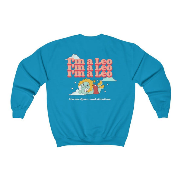 Leo Front/Back Sweatshirt (Multiple Colors) - My Vintage Candy