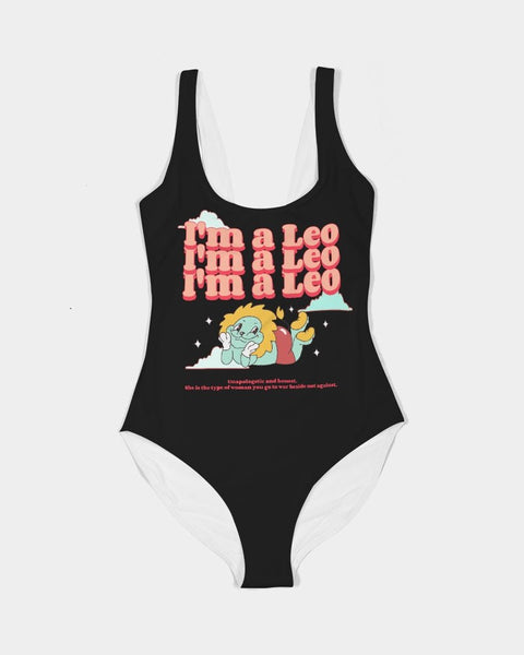 Leo Power Bodysuit (Black) - My Vintage Candy