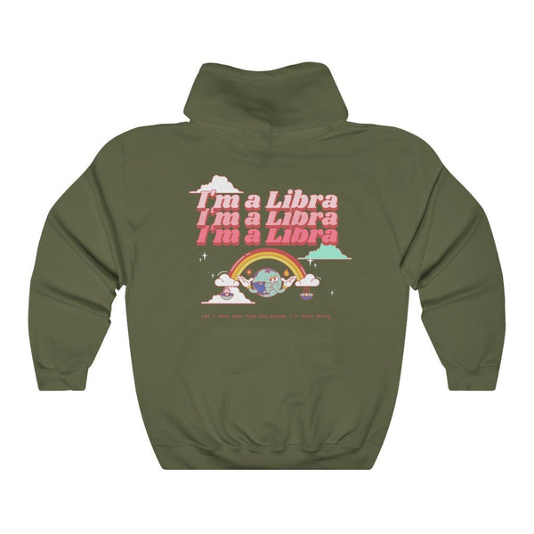 Libra Front/Back Hoodie (Multiple Colors) - My Vintage Candy