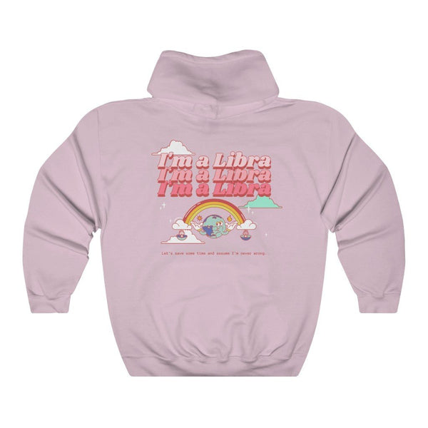 Libra Front/Back Hoodie (Multiple Colors) - My Vintage Candy