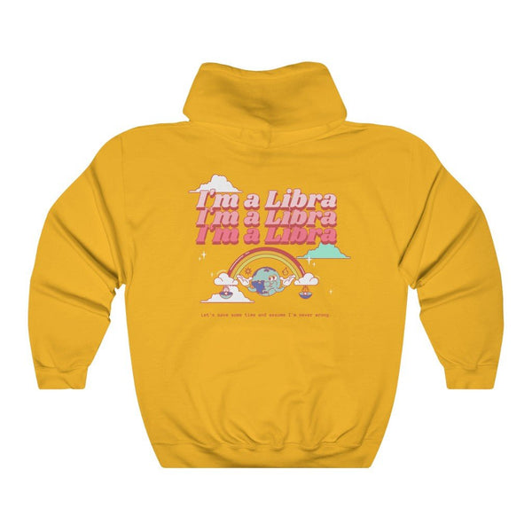 Libra Front/Back Hoodie (Multiple Colors) - My Vintage Candy