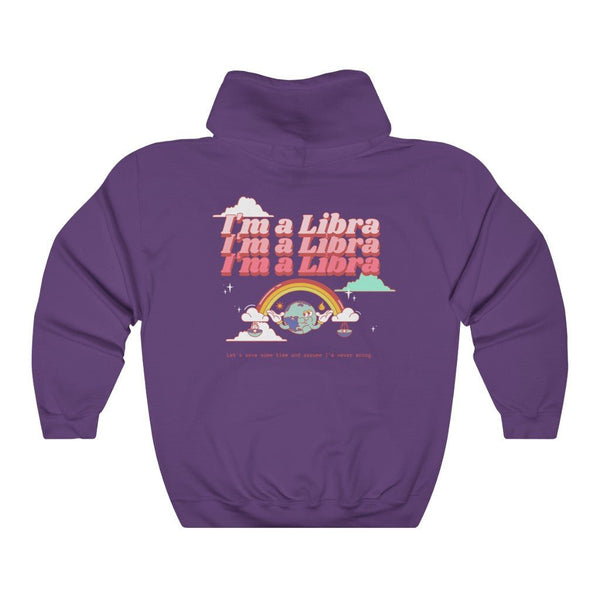 Libra Front/Back Hoodie (Multiple Colors) - My Vintage Candy