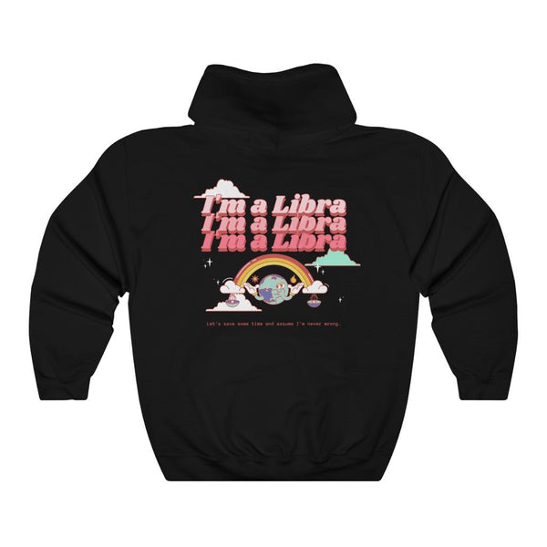 Libra Front/Back Hoodie (Multiple Colors) - My Vintage Candy