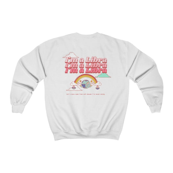 Libra Front/Back Sweatshirt (Multiple Colors) - My Vintage Candy
