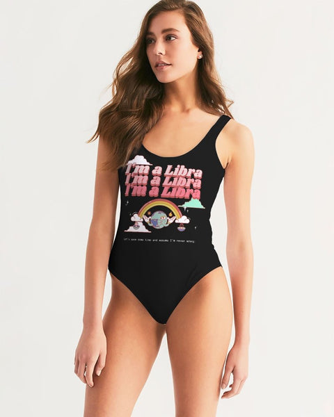 Libra Power Bodysuit (Black) - My Vintage Candy