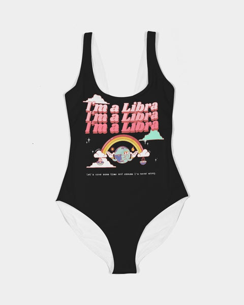 Libra Power Bodysuit (Black) - My Vintage Candy