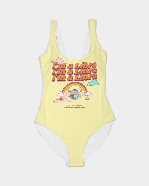 Libra Power Bodysuit (Yellow) - My Vintage Candy