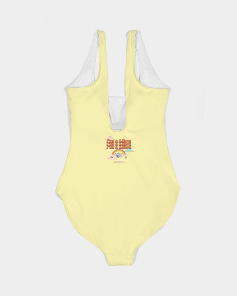 Libra Power Bodysuit (Yellow) - My Vintage Candy
