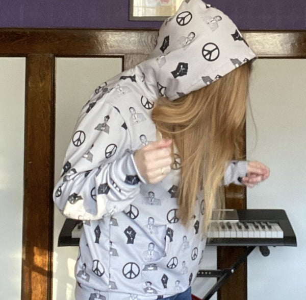 Martin & Rosa "All Over It" Unisex Hoodie (Grey) - My Vintage Candy