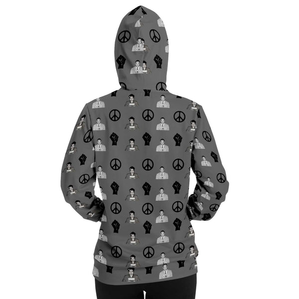 Martin & Rosa "All Over It" Unisex Hoodie (Grey) - My Vintage Candy