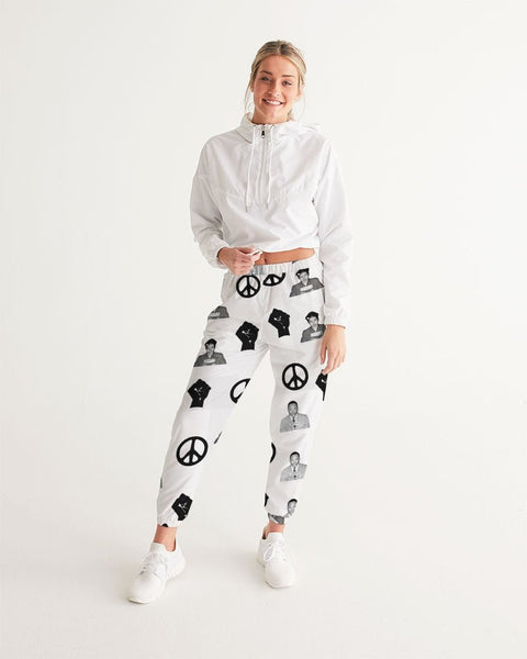 Martin & Rosa "All Over It" Women's Track Pants (White) - My Vintage Candy