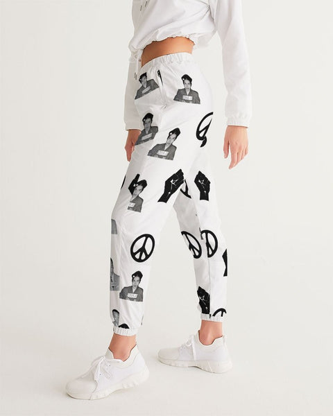 Martin & Rosa "All Over It" Women's Track Pants (White) - My Vintage Candy